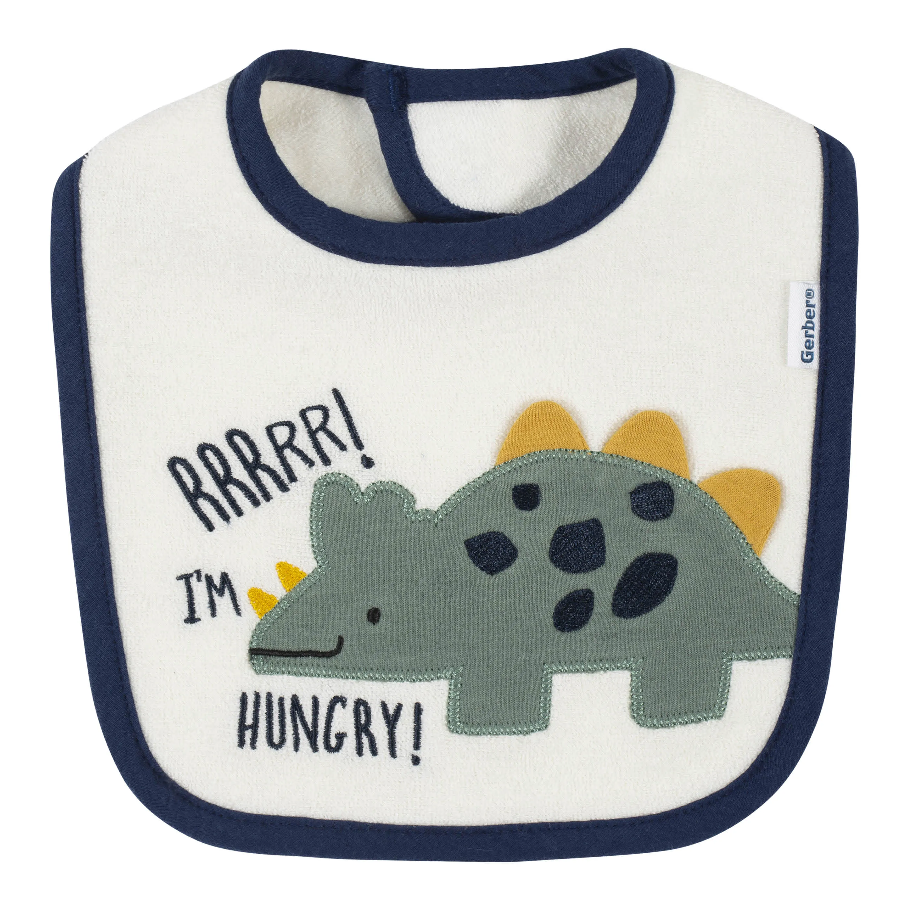 4-Pack Baby Boys Dino Bibs