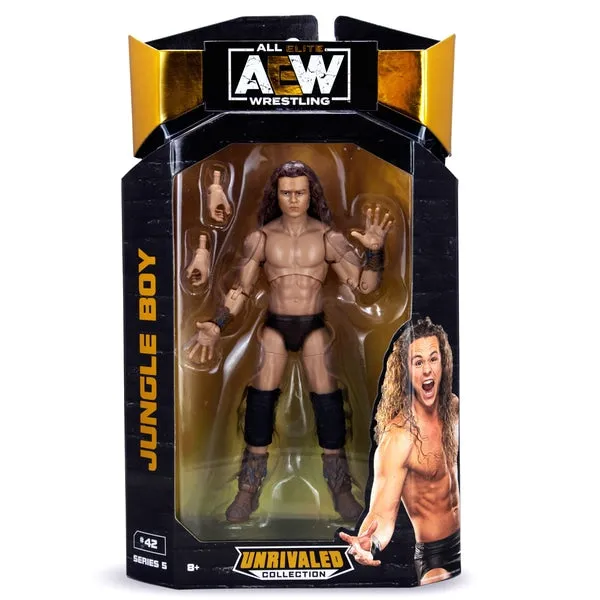 AEW : Unrivaled Series 5 : Jungle Boy Figure * Hand Signed *