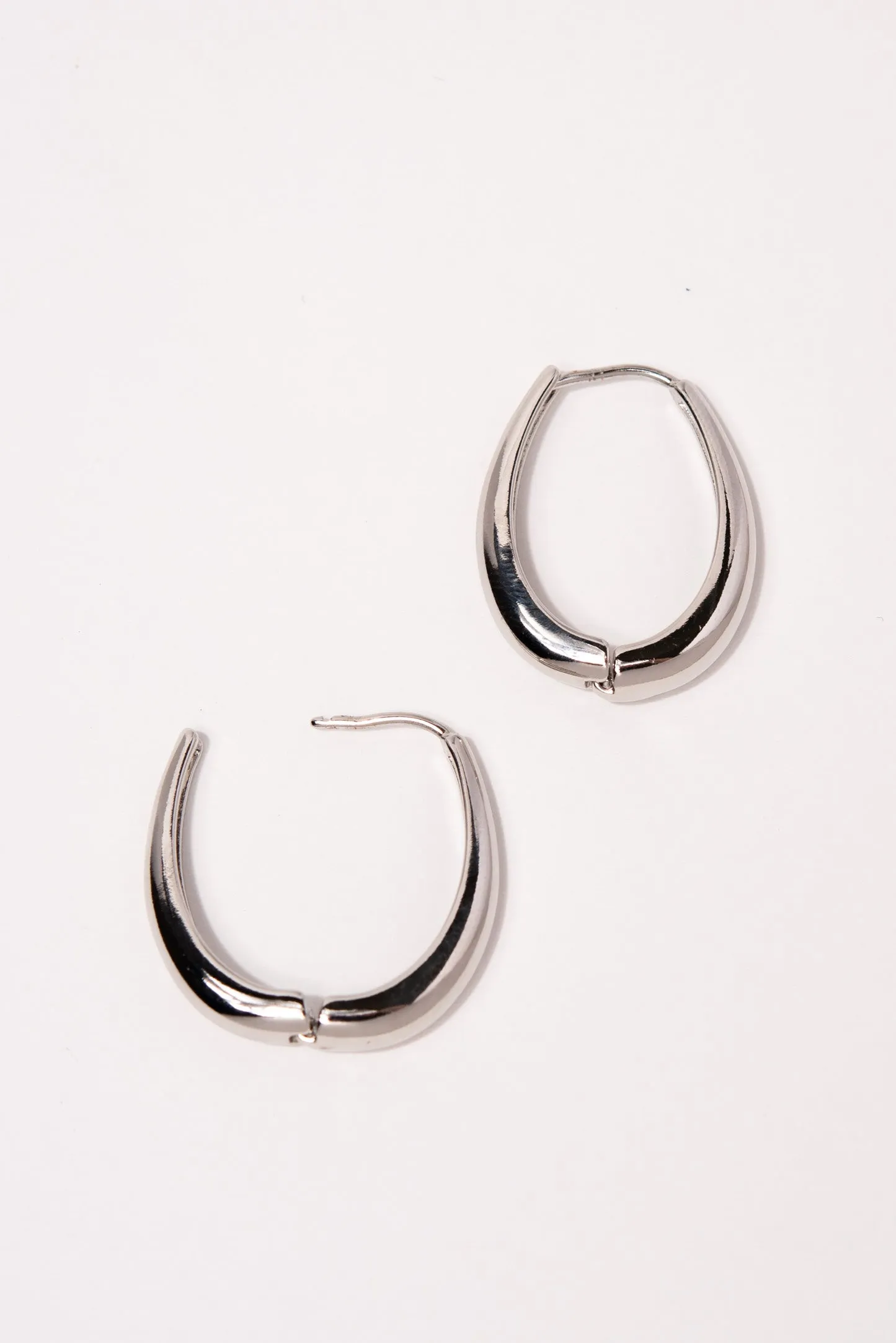 Alana Knocker Plated Hoop Earrings