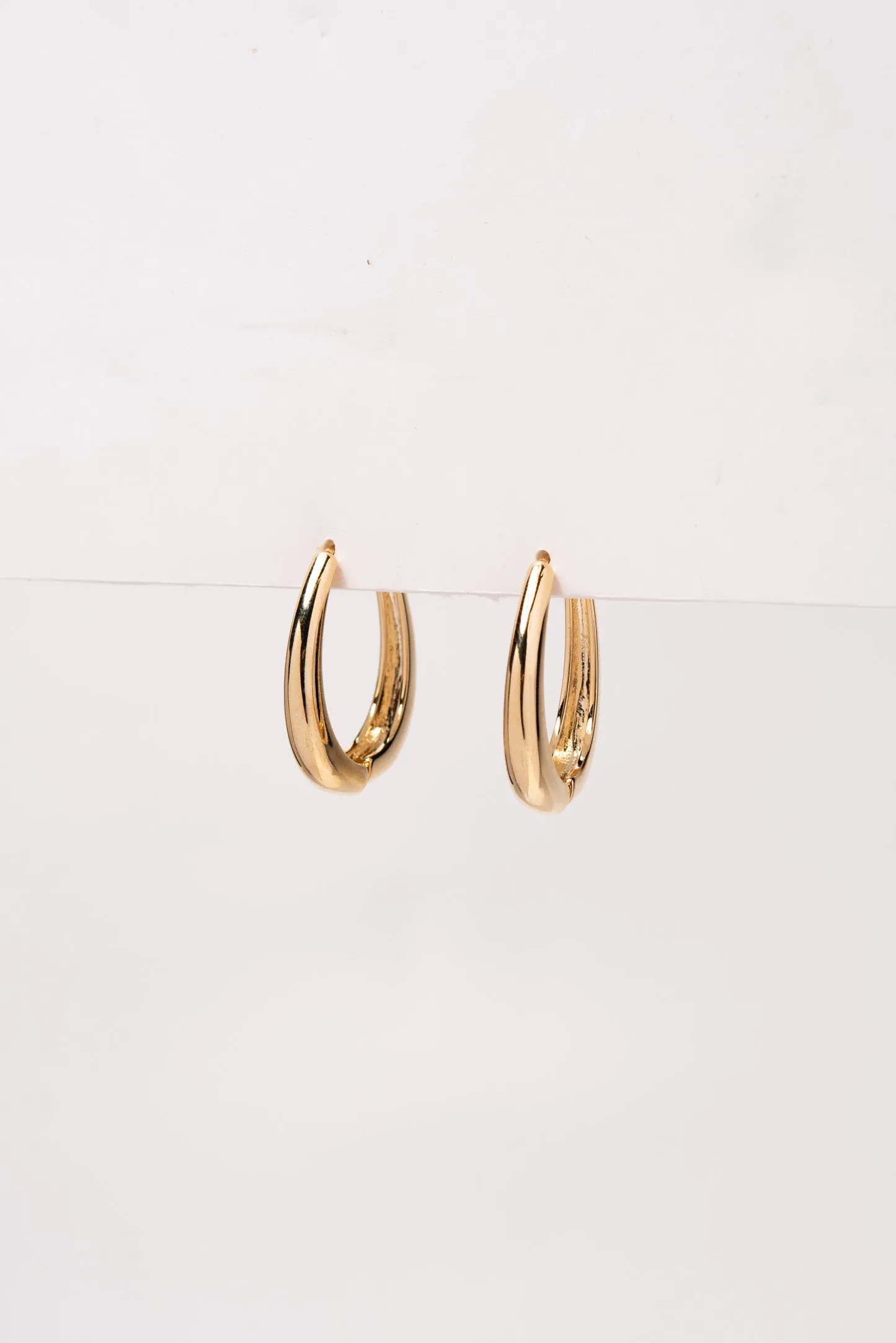 Alana Knocker Plated Hoop Earrings