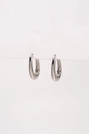 Alana Knocker Plated Hoop Earrings