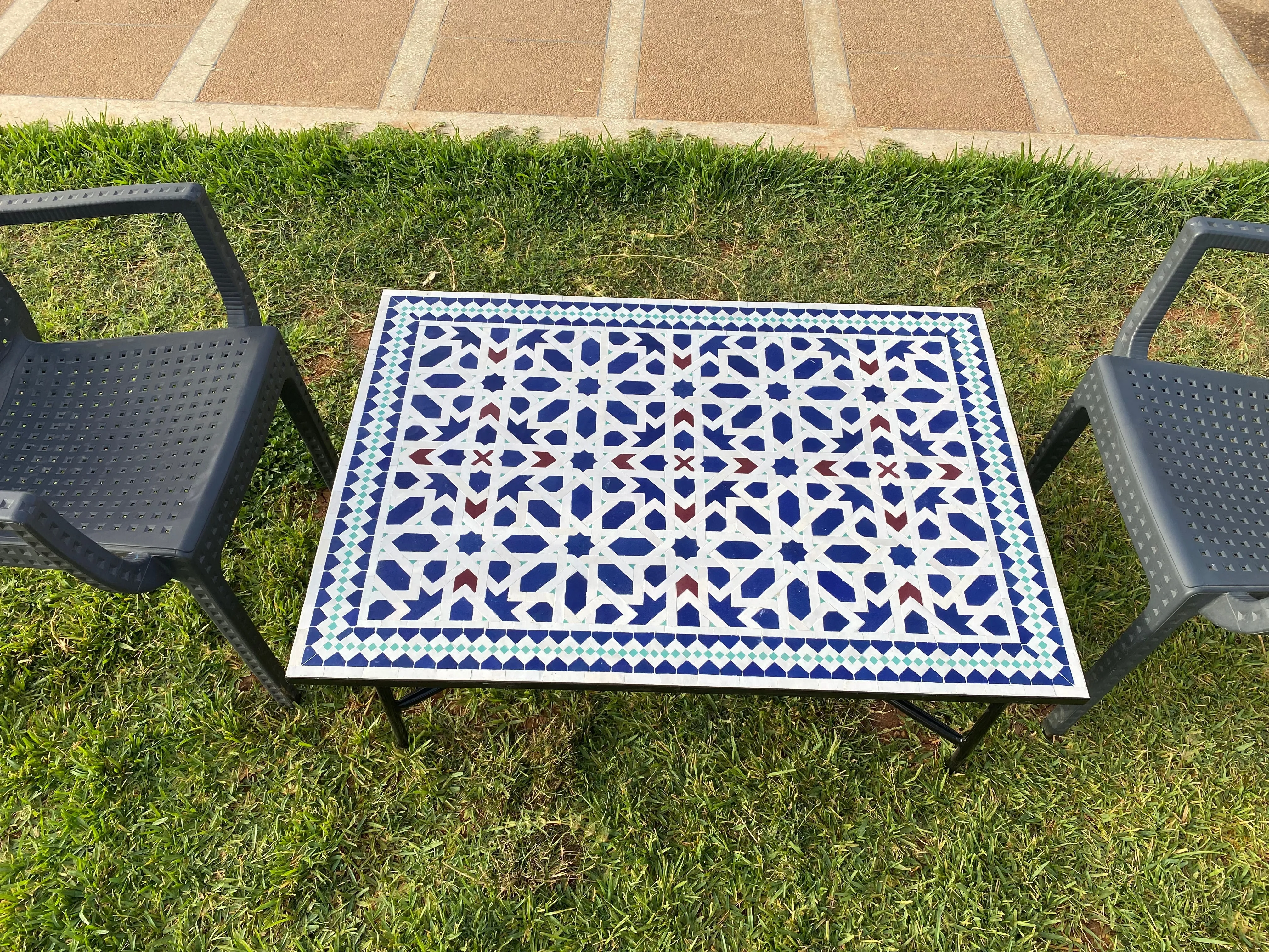 Amazing mosaic Table Moroccan for outdoor & indoor, Summer mosaic Table 100% handcrafted, included shipping