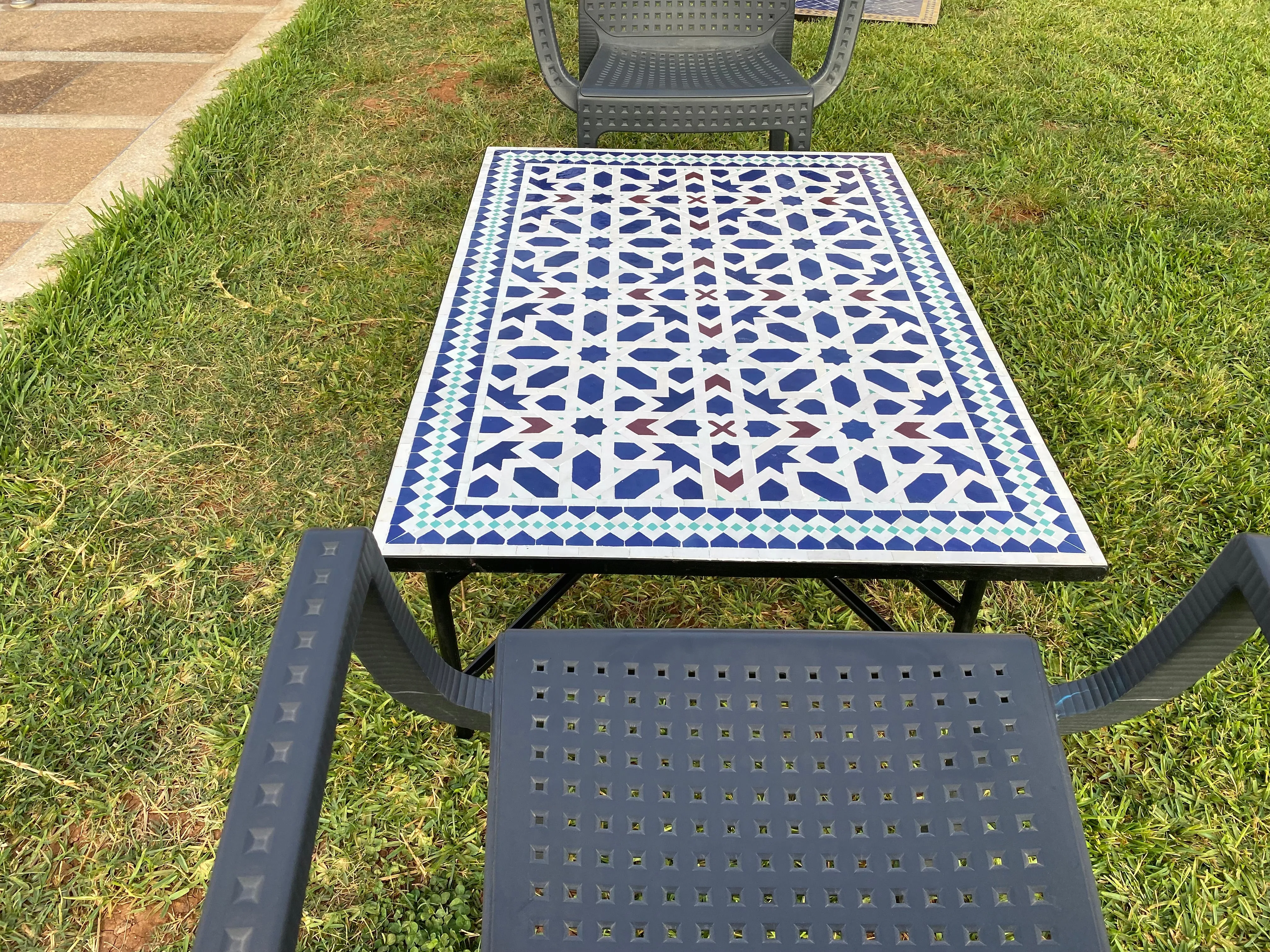 Amazing mosaic Table Moroccan for outdoor & indoor, Summer mosaic Table 100% handcrafted, included shipping