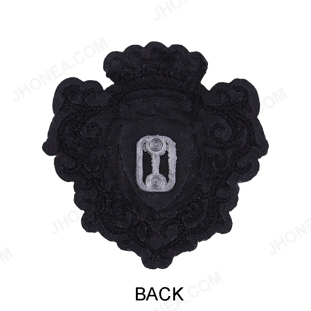 Archetypal Black Jaguar Face Badge Patch for Mens Clothing