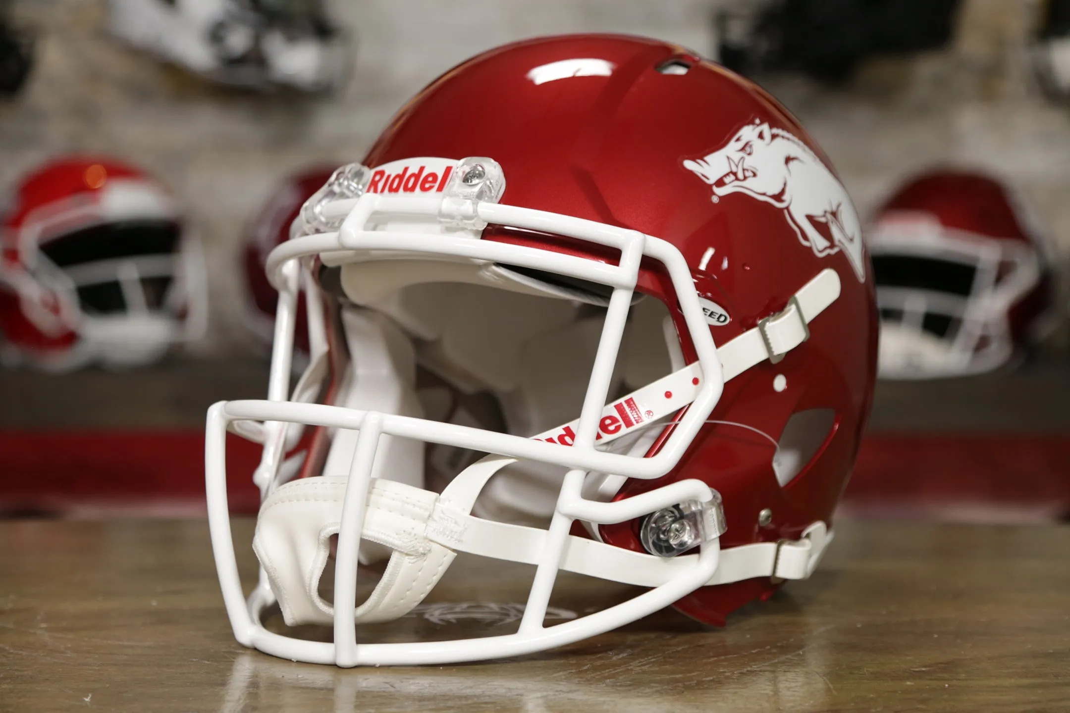 Arkansas Razorbacks Riddell Speed Authentic Helmet