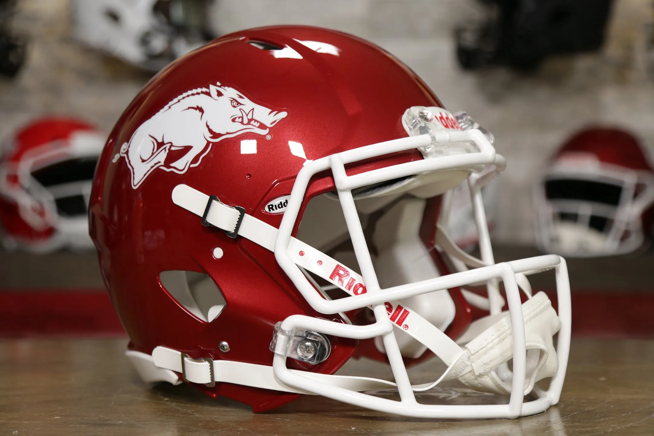 Arkansas Razorbacks Riddell Speed Authentic Helmet