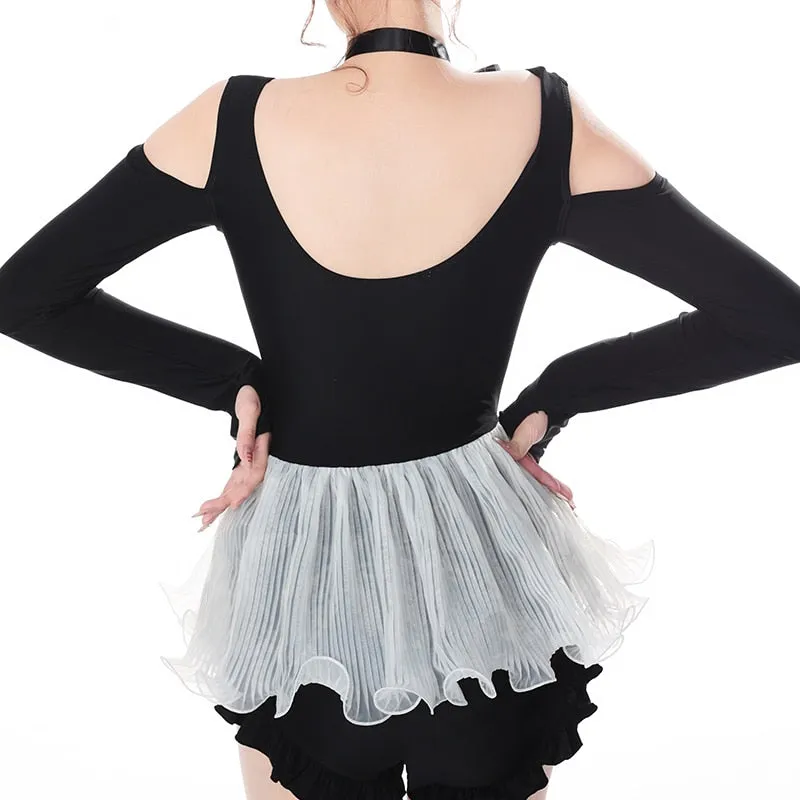 Babybat Splash Off-the-shoulders Dark Lolita Swimsuit