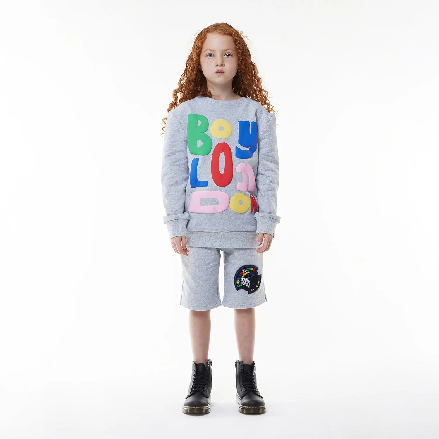 BOY LDN KIDS SWEATSHIRT - GREY