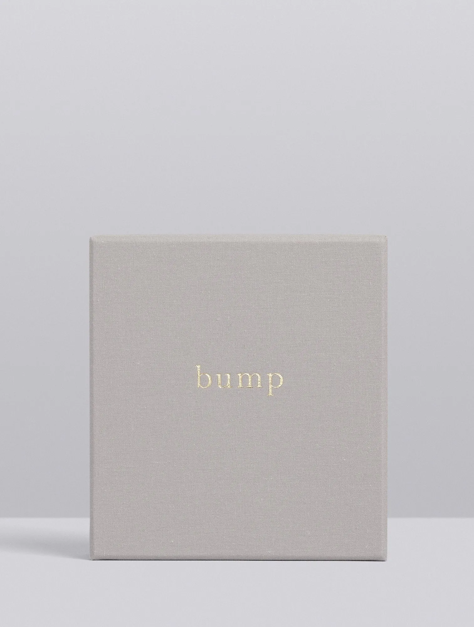 Bump. My Pregnancy Journal - Grey