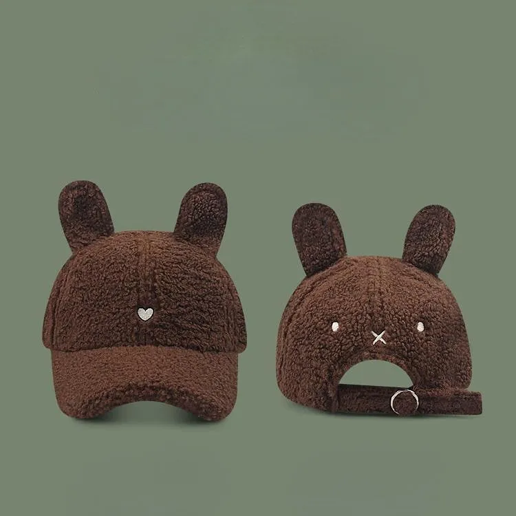 Bunny Rabbit Ear Fluffy Cap MK18988