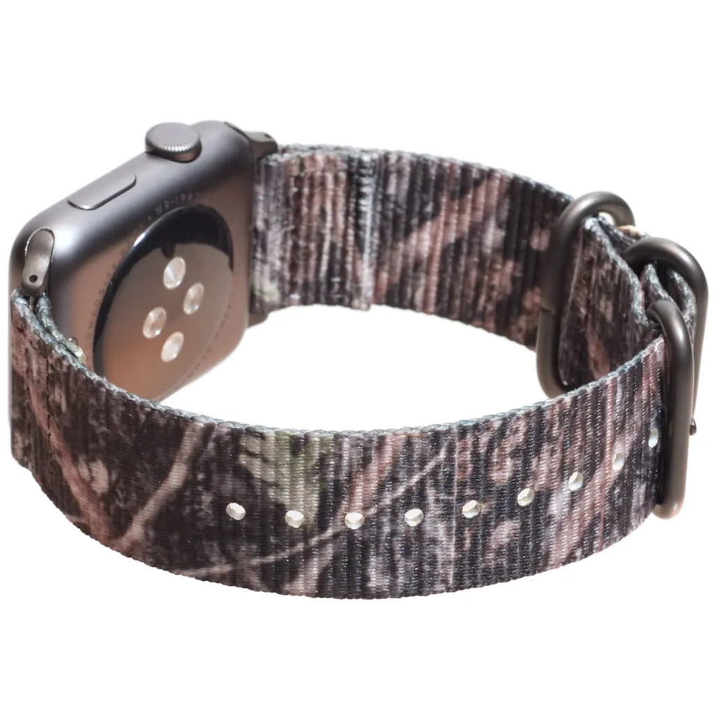 Carterjett Nylon Apple Watch Band in Woods