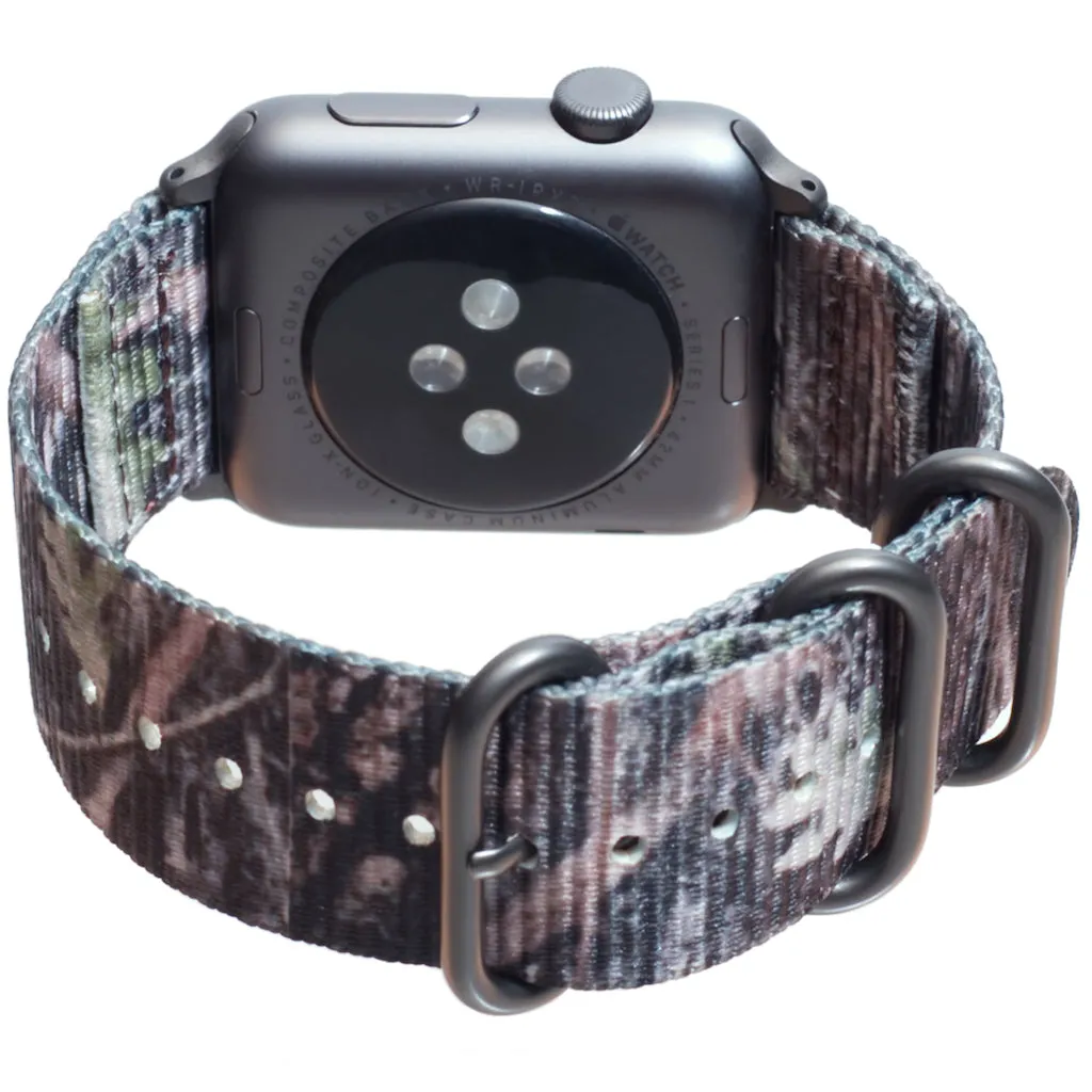 Carterjett Nylon Apple Watch Band in Woods