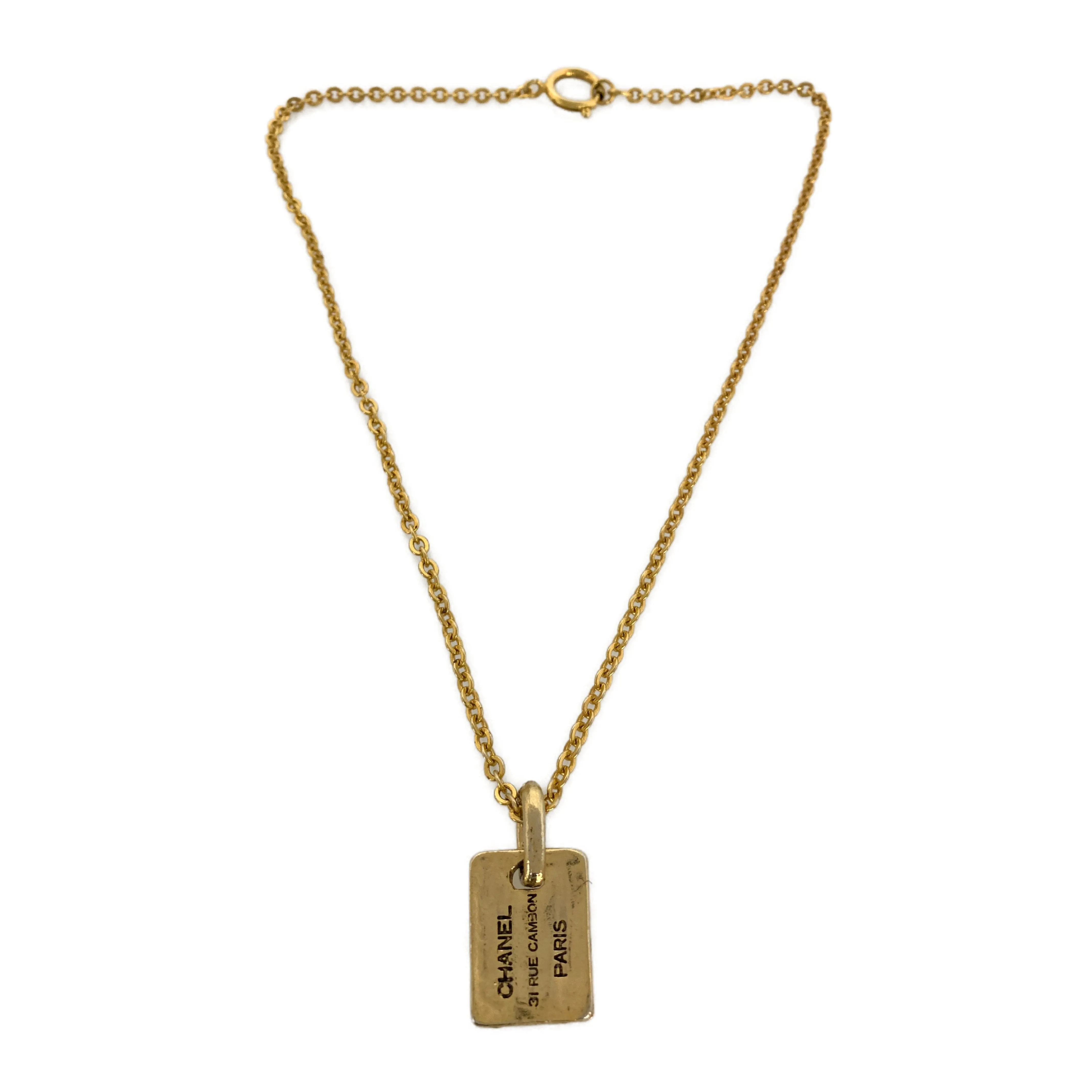 #CHANEL/Necklace/GLD