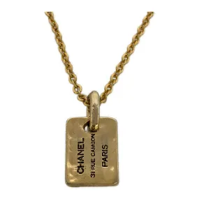 #CHANEL/Necklace/GLD