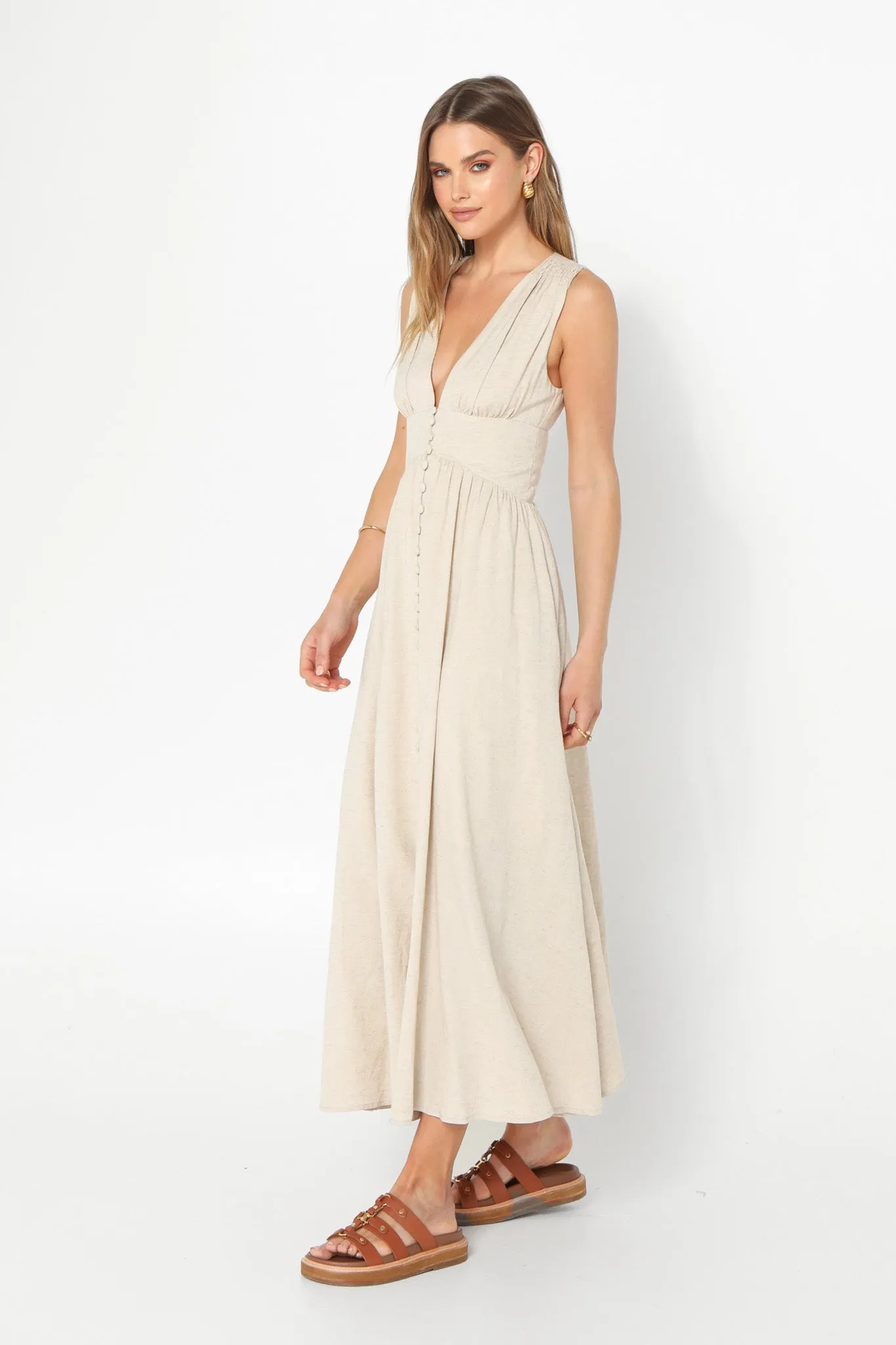 Cleo Maxi Dress | Stone