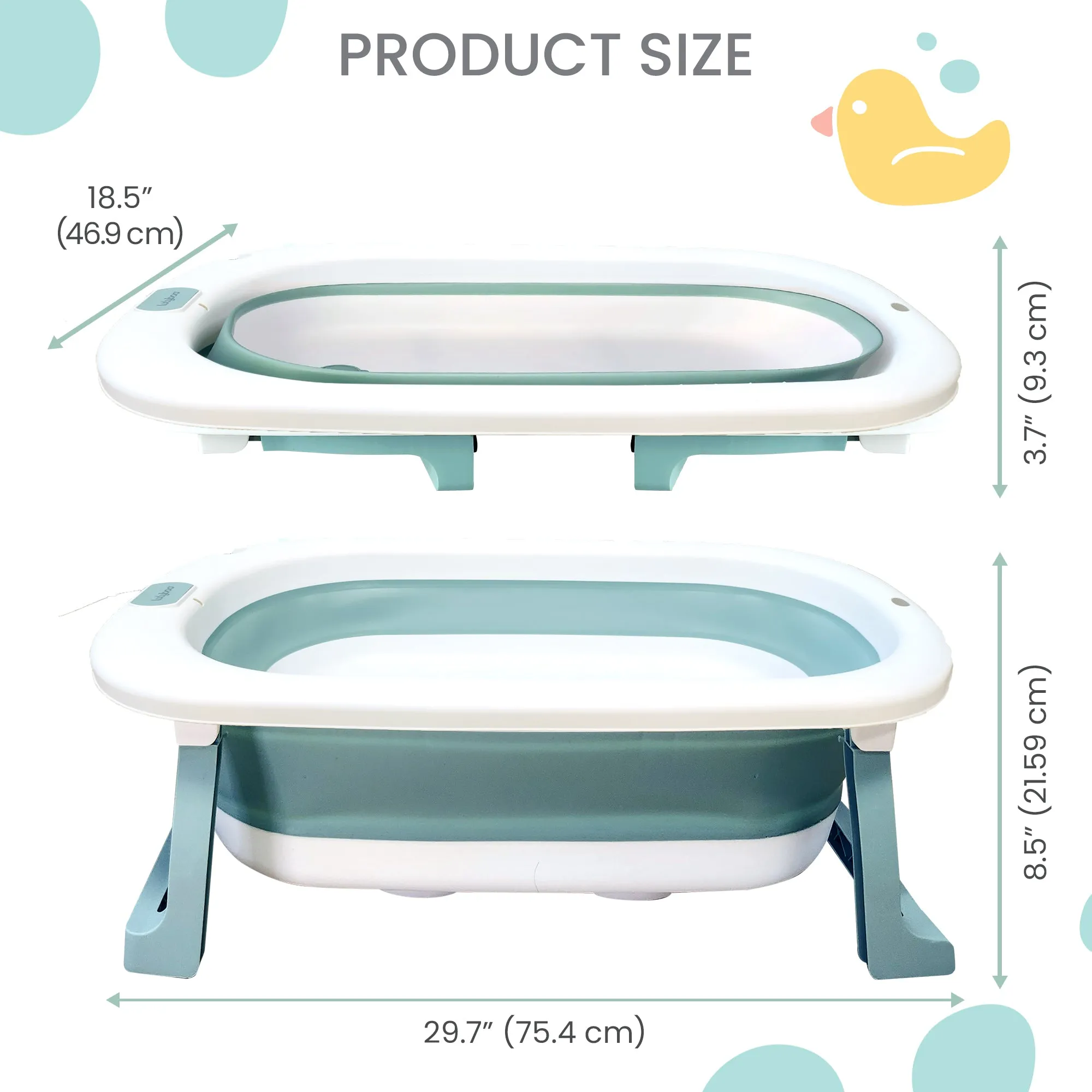 COLLAPSIBLE BABY BATHTUB