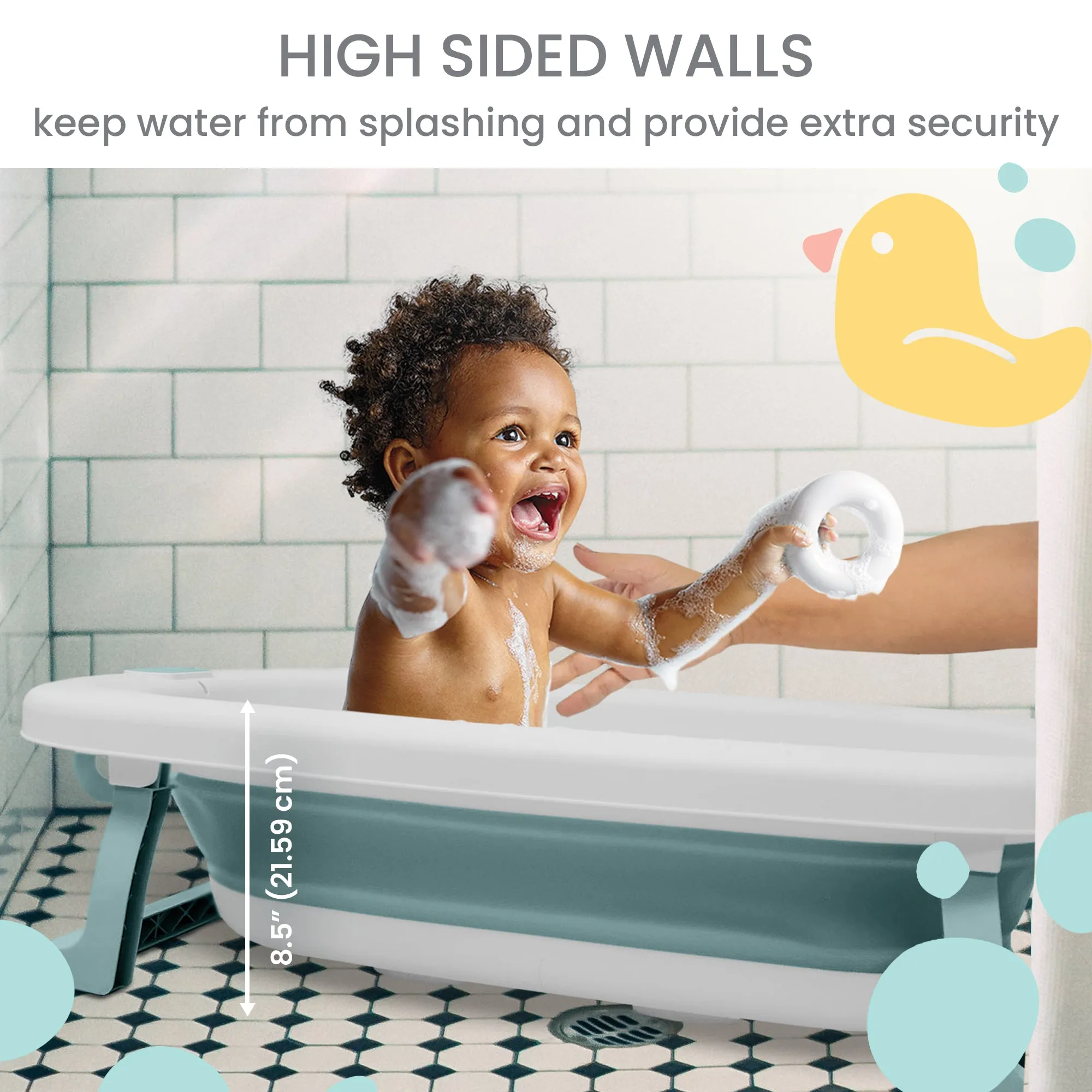 COLLAPSIBLE BABY BATHTUB