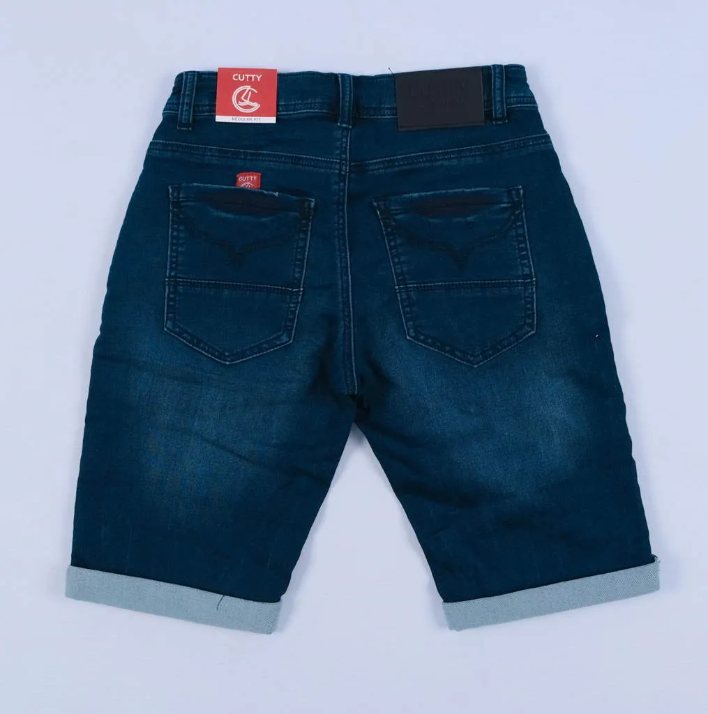 Cutty Tempo Indigo Blue Jean Shorts