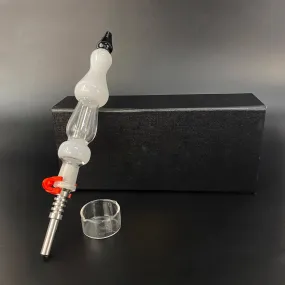 Glass Dab Straw Kit Bulbous Mouthpiece