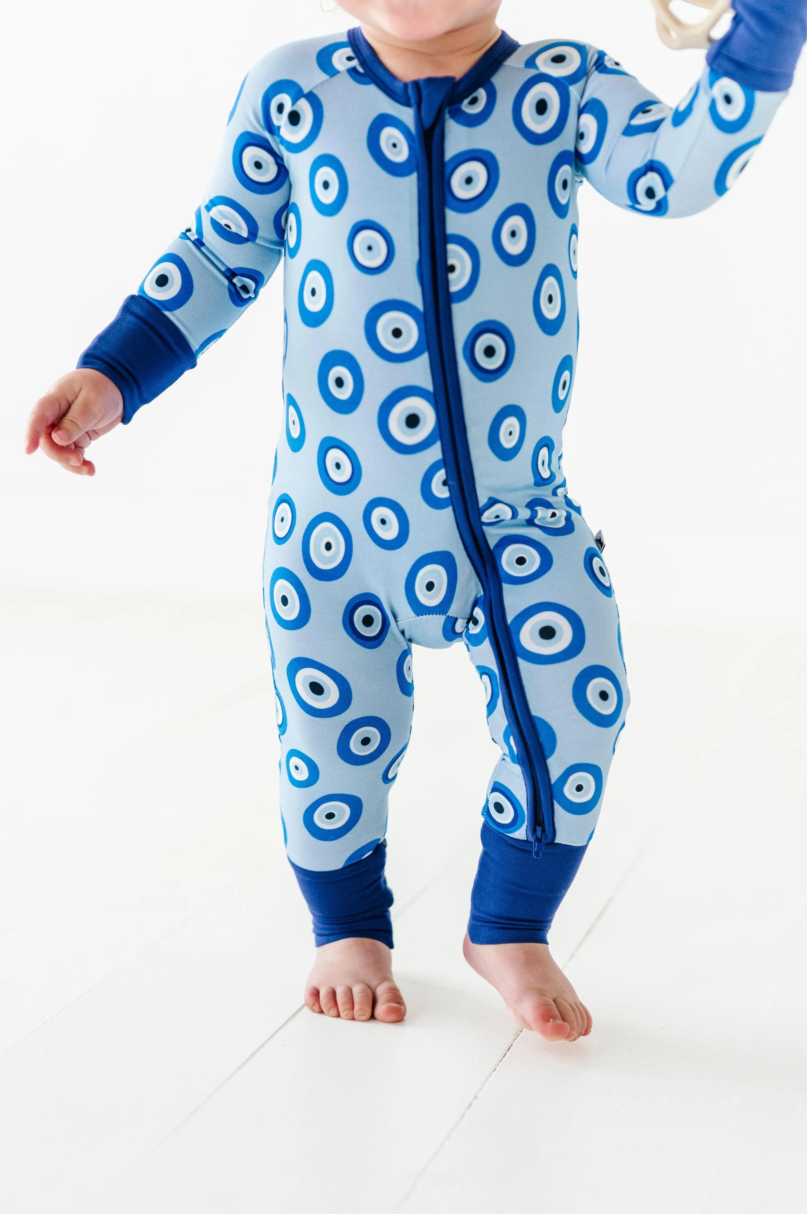 Greek Eyes Baby Bamboo Pajamas