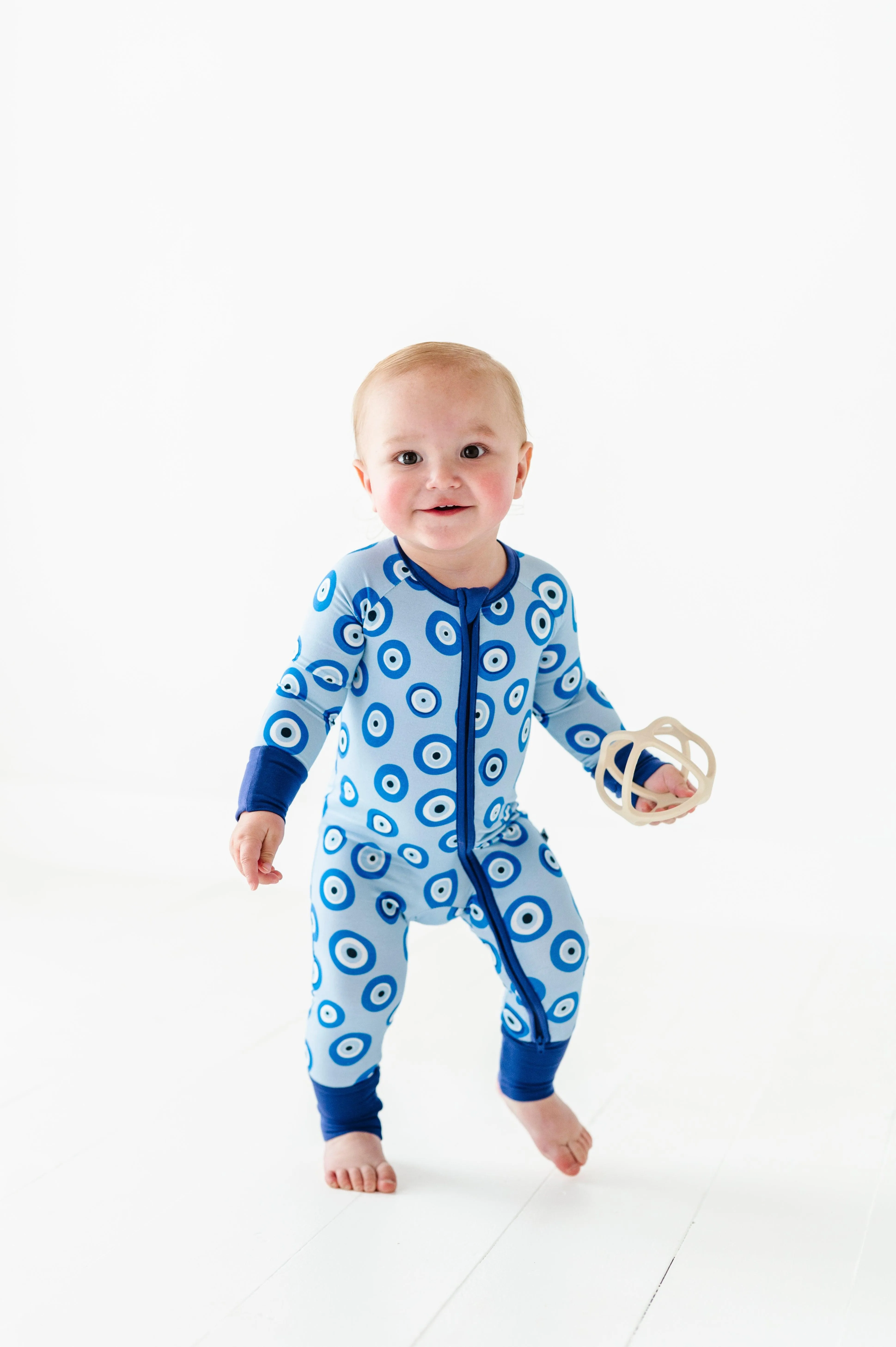 Greek Eyes Baby Bamboo Pajamas