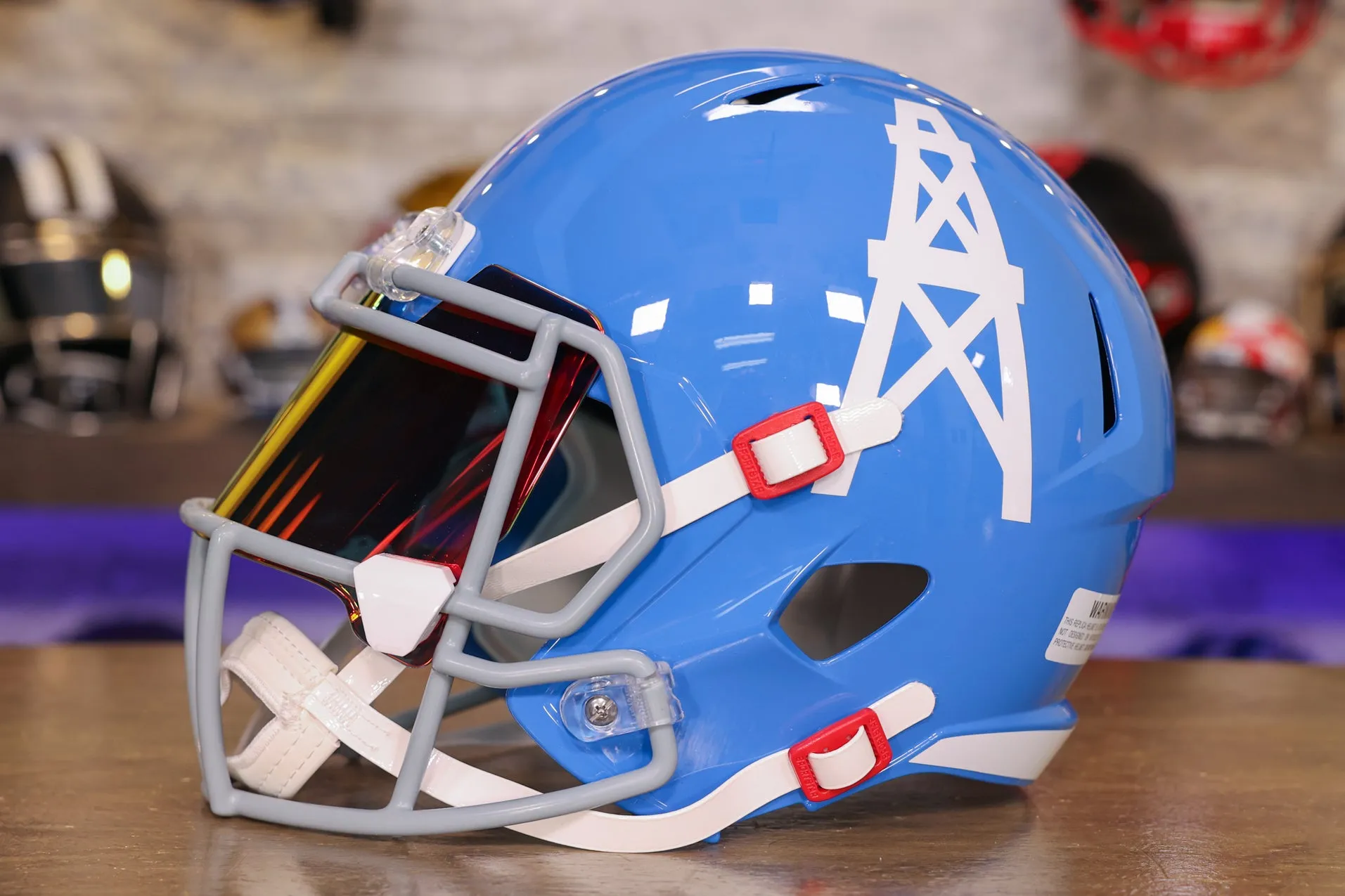 Houston Oilers Riddell Speed Replica Helmet - GG Edition 00222