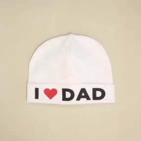 I Love Dad Printed Hat