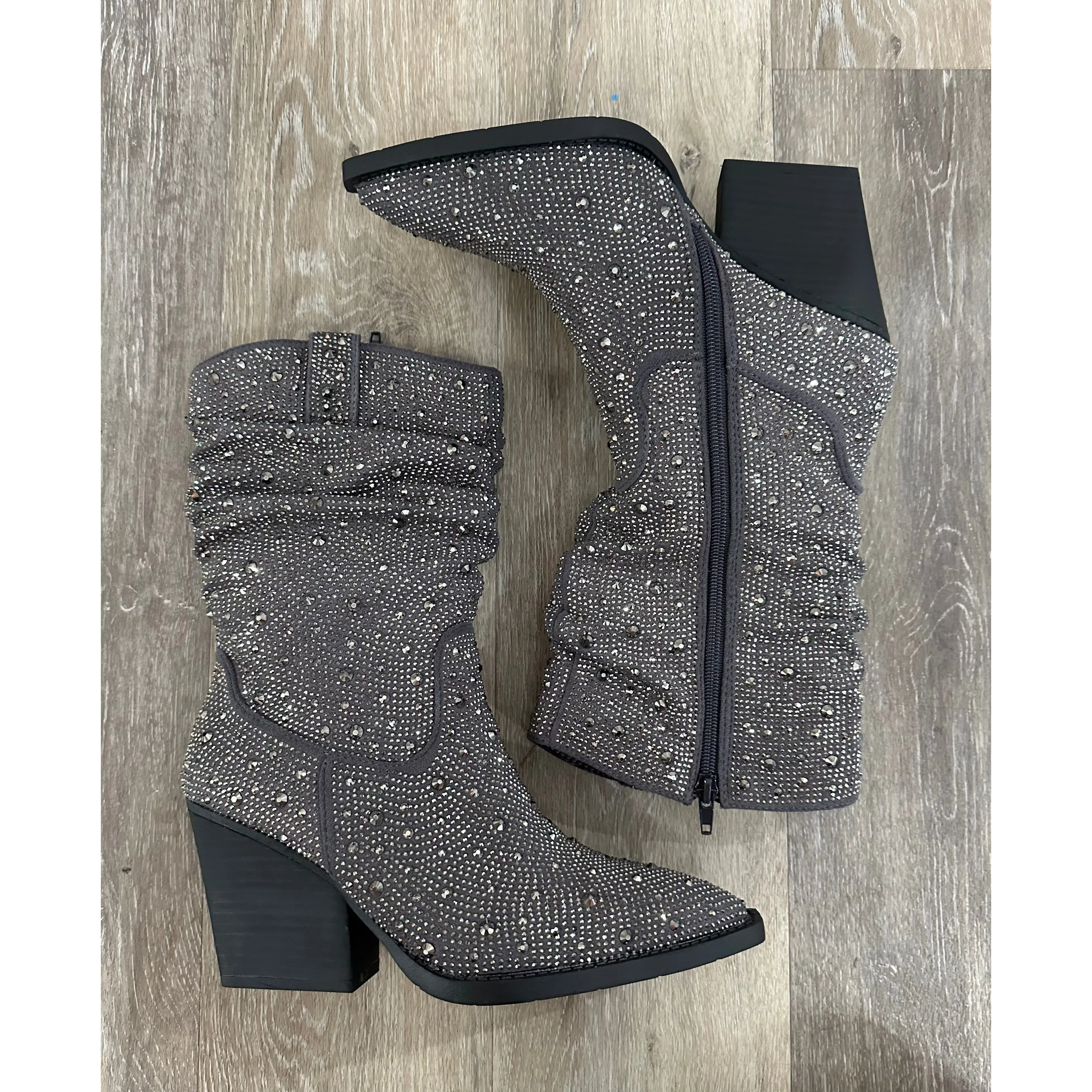 'KADY SLOUCH'   Grey / Very G Boot