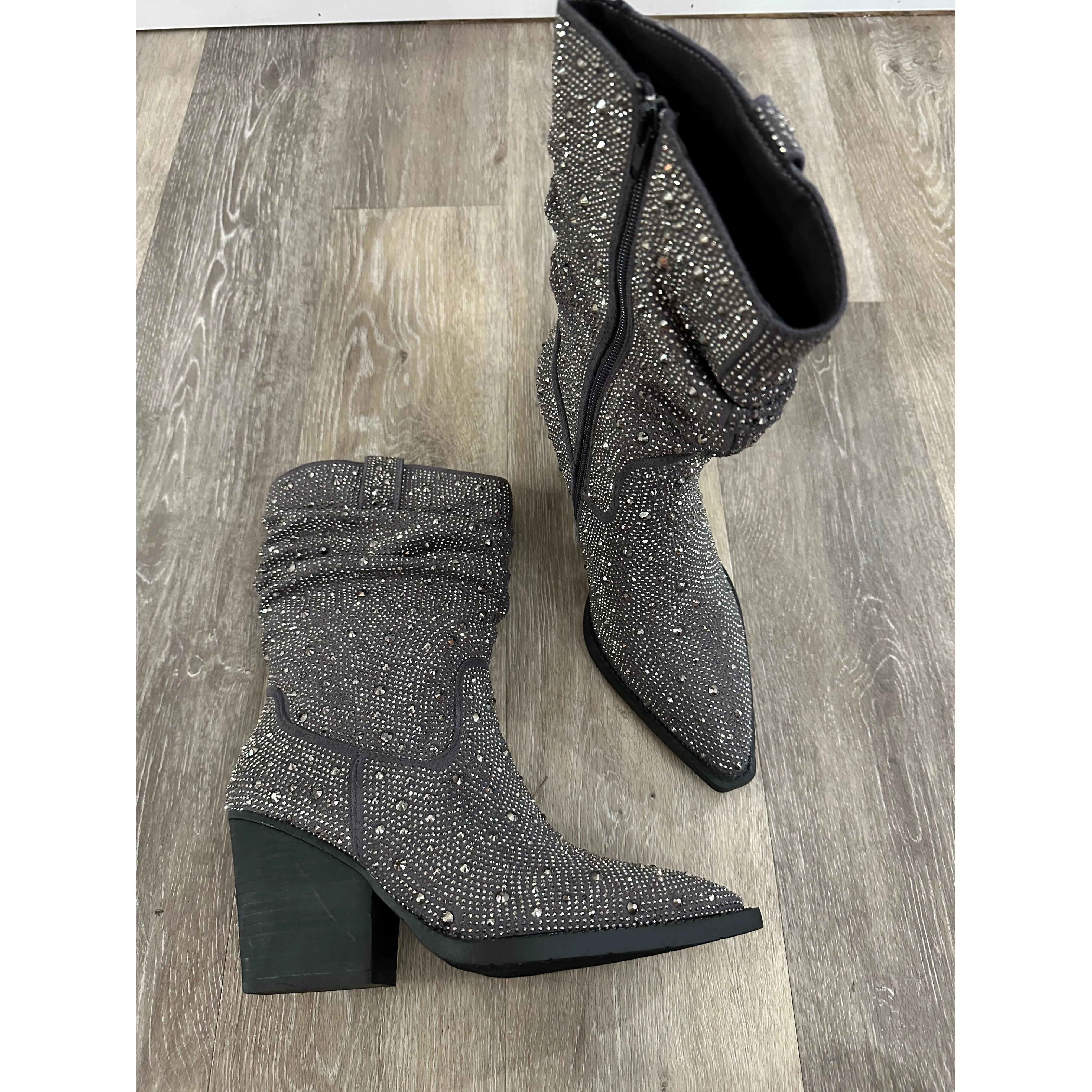 'KADY SLOUCH'   Grey / Very G Boot