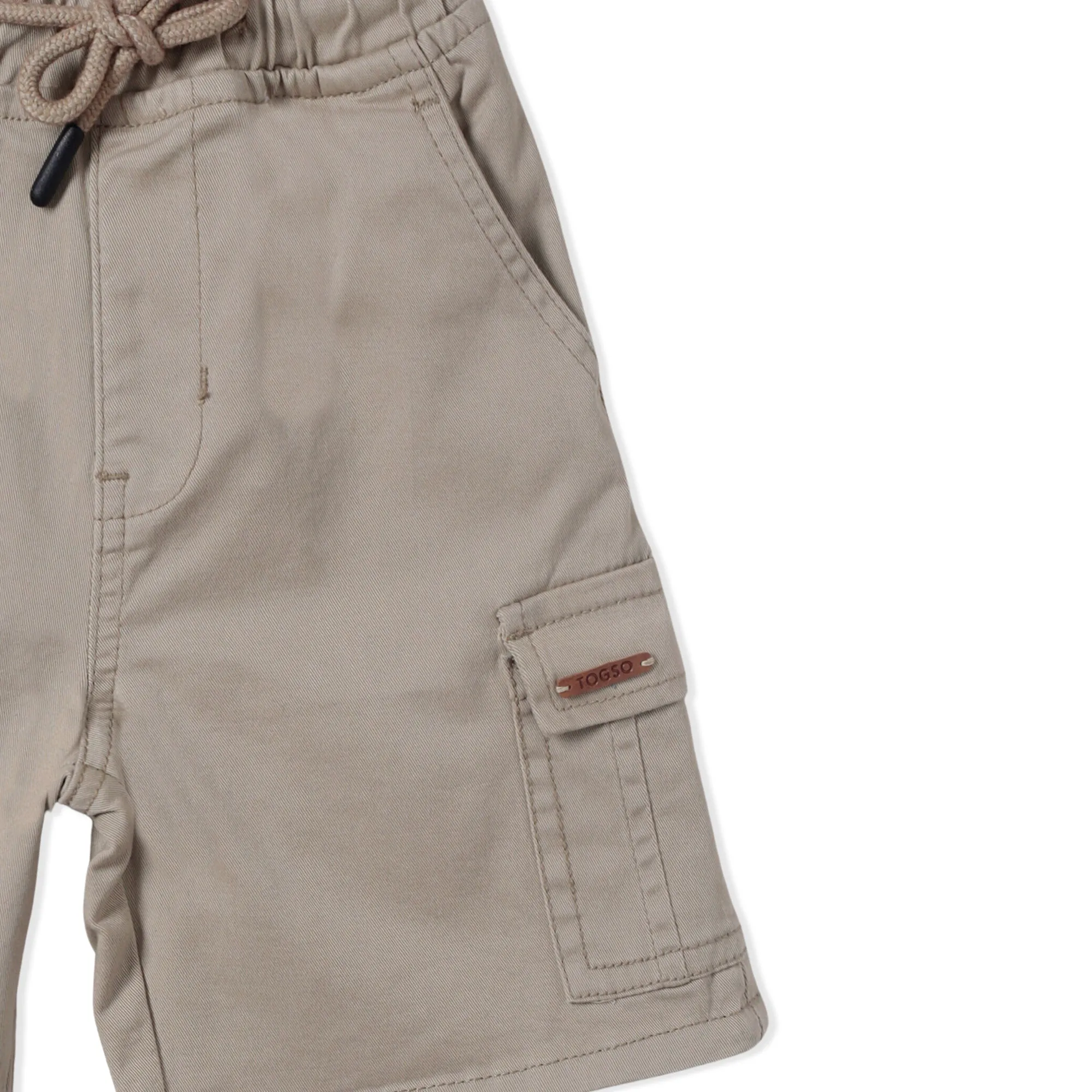 Khaki Twill Shorts