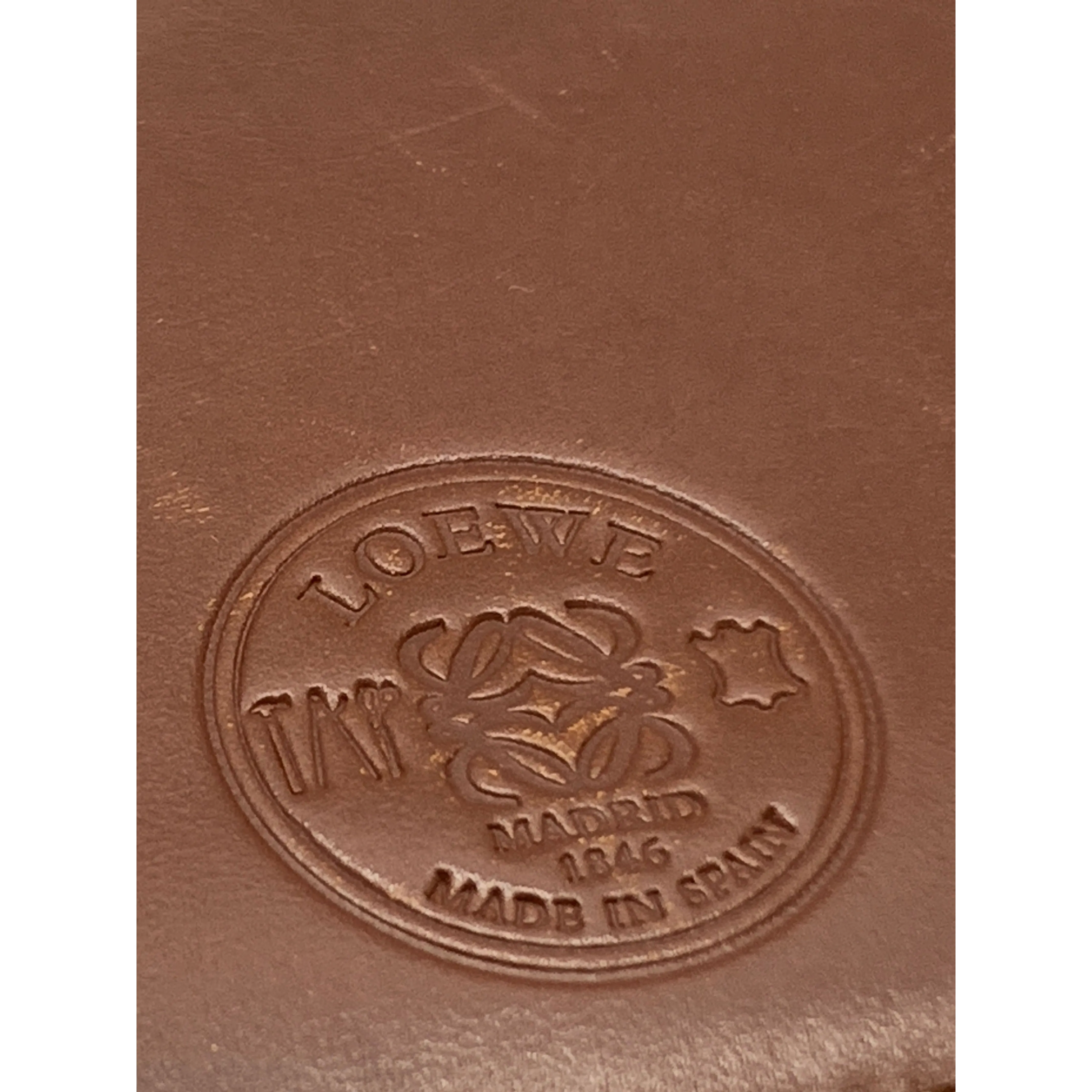 #LOEWE/Long Wallet/BRW/Leather