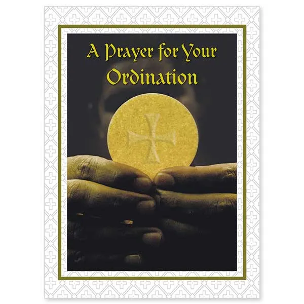 Prayer for Your Ordination Card