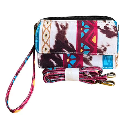 SALE! Aztec Cow NGIL Canvas All in One Wallet