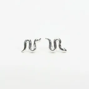 Silver Year of the Snake Studs